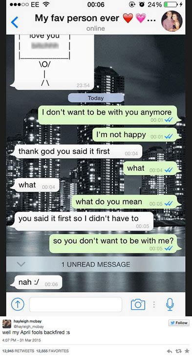 BREAKUP PRANK!!! APRIL FOOLS DAY .